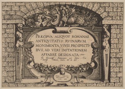 Title Page by Hieronymus Cock