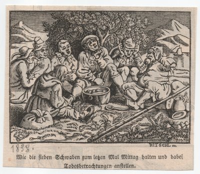 The Swabians Stored Around the Dumpling Pot by Hieronymus Heinrich Jakob Ritschl von Hartenbach