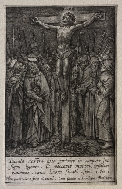 The Passion: The Crucifixion by Hieronymus or Jerome Wierix