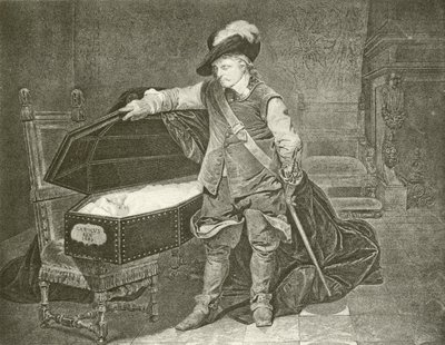 Oliver Cromwell looking at the Corpse of King Charles I by Hippolyte Delaroche