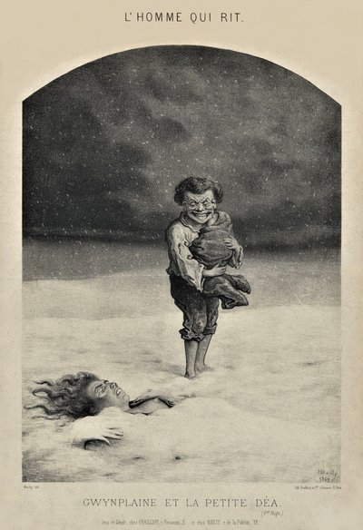 The Man Who Laughs - Gwynplaine and Little Dea by Hippolyte Mailly