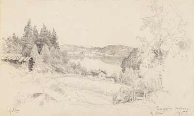 Lake View from Sappee by Hjalmar Munsterhjelm