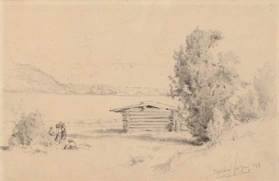 Lakeside View from Suolijärvi by Hjalmar Munsterhjelm