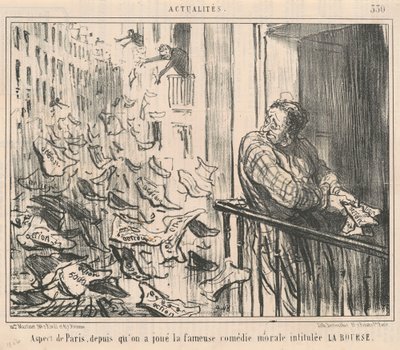 Aspect of Paris, since they played... by Honoré Daumier
