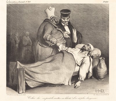 This One We Can Set Free! He Is No Longer Dangerous! by Honoré Daumier