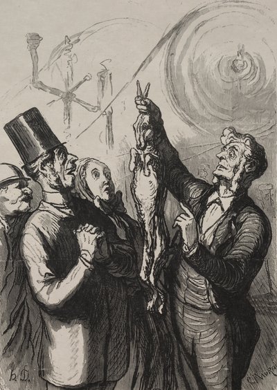 Exposition Universelle: In Ten Minutes You Will Have a Stew and a Hat by Honoré Daumier