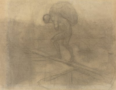 Man Carrying a Sack by Honoré Daumier
