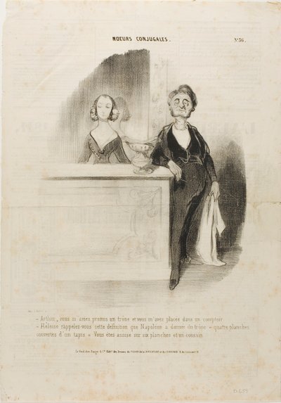 “- Arthur, you had promised me a throne and all you did is put me behind a counter. - Eloise, remember Napoleon