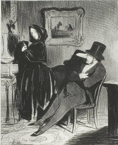 Each Time I Take You to the Opera Ball, Plate Four from Paris l