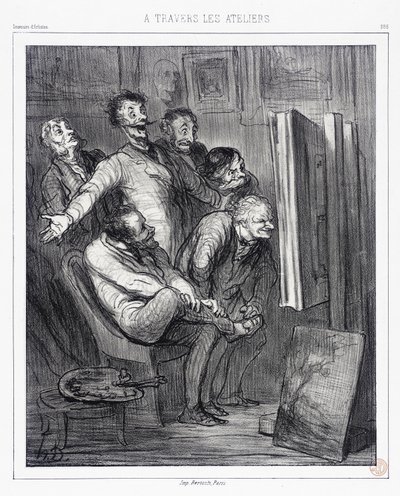 Through the Workshops by Honoré Daumier