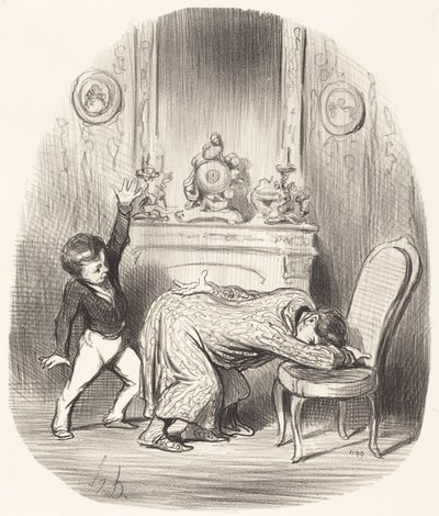 In Imitation of Henry IV by Honoré Daumier