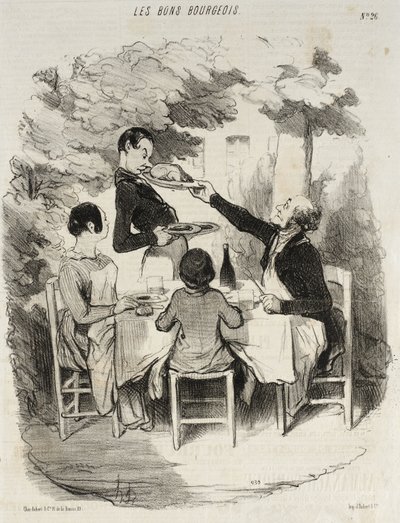Ah! It is fresh...Ah! It is fresh... by Honoré Daumier