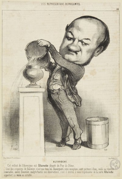 Altaroche by Honoré Daumier