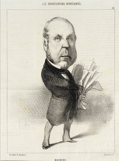 Baroche by Honoré Daumier