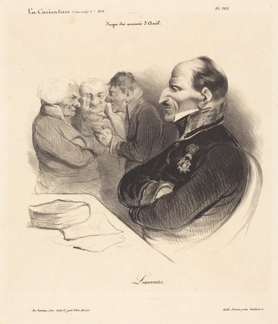 Baron de Lascours by Honoré Daumier