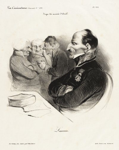 Baron de Lascours by Honoré Daumier