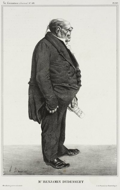 Benjamin Dudessert by Honoré Daumier