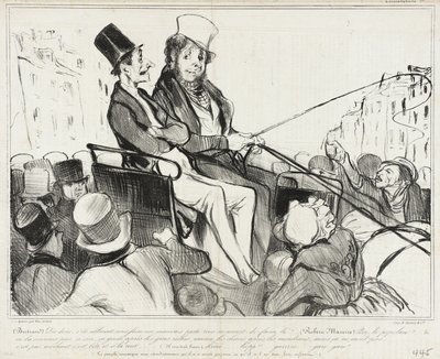Bertrand, Say, What if They Were to... by Honoré Daumier