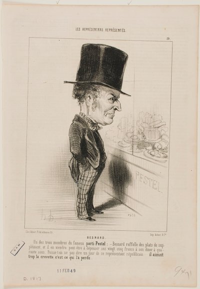 Besnard by Honoré Daumier