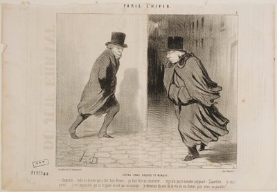 Between 11 O’Clock and Midnight by Honoré Daumier