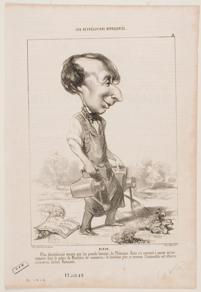 Bixio by Honoré Daumier