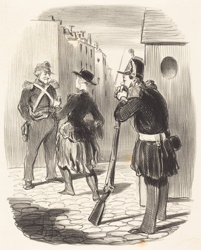 That Damned Pigochard... by Honoré Daumier