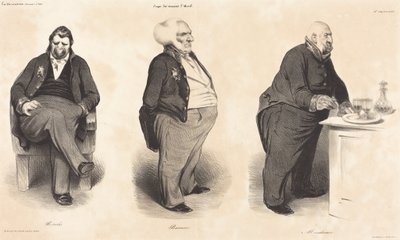 Count Portalis - Duke of Bassano - Count of Montlosier by Honoré Daumier