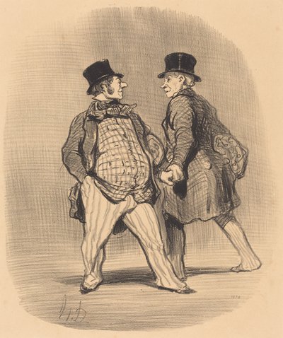 Comrade, Beware of the Little Baron... by Honoré Daumier