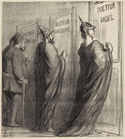 "Consultations Not Free" by Honoré Daumier