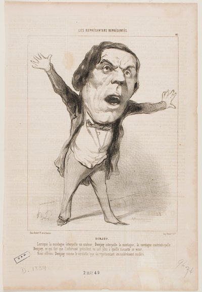 Denjoy by Honoré Daumier