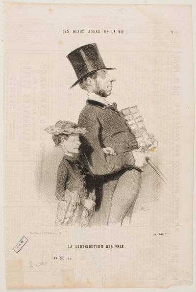 Distribution of the Prizes by Honoré Daumier