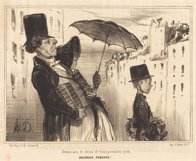 Twelve and a Half Years and Three First Prizes by Honoré Daumier