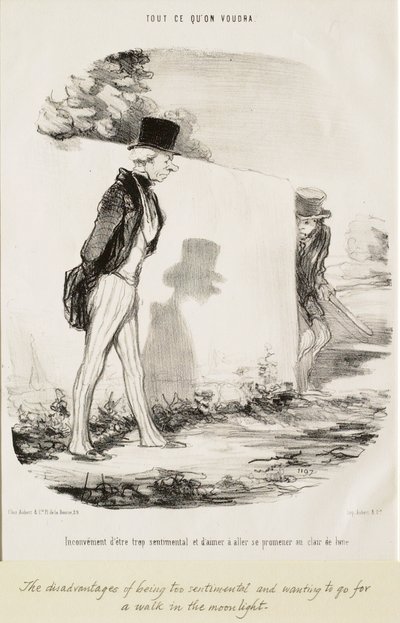 Downside of being too sentimental... by Honoré Daumier