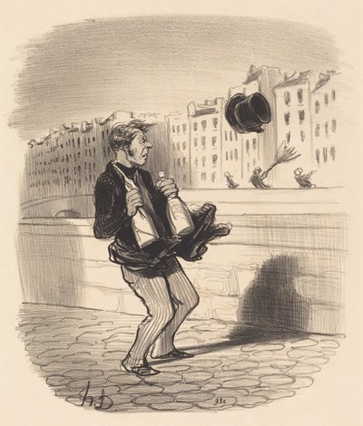 Do come in, sir... make yourself at home... by Honoré Daumier