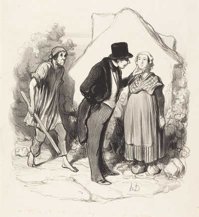 Would Your Husband Be Jealous... by Honoré Daumier