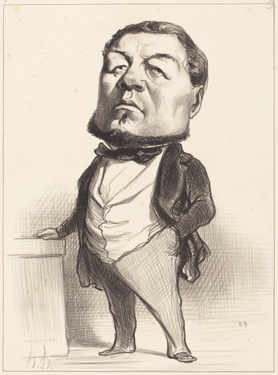 F.J. Ducoux by Honoré Daumier
