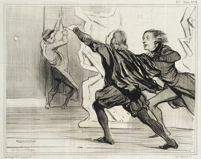 Dramatic Farce by Honoré Daumier