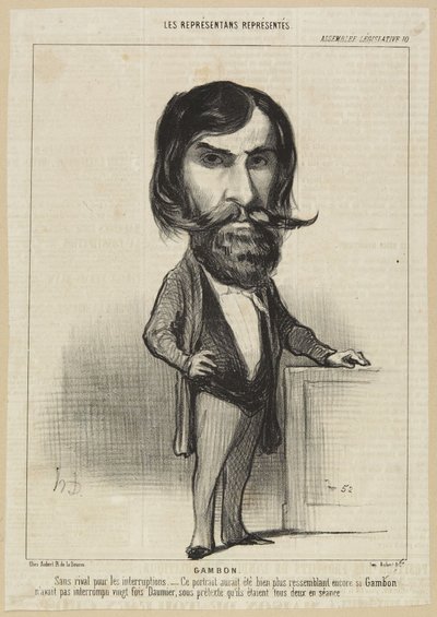Gambon by Honoré Daumier
