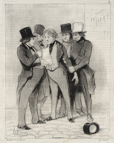 Game that can be hunted in all seasons by Honoré Daumier