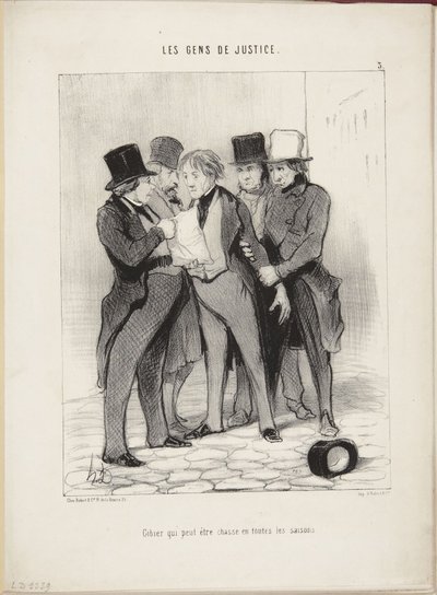 Game That Can Be Hunted in All Seasons by Honoré Daumier