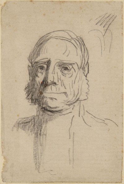 Head of Lawyer by Honoré Daumier