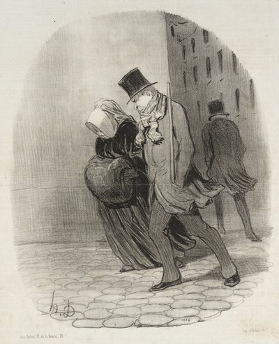 Eight Degrees Below Zero by Honoré Daumier