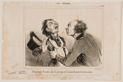 Inconvenience of Talking with People by Honoré Daumier
