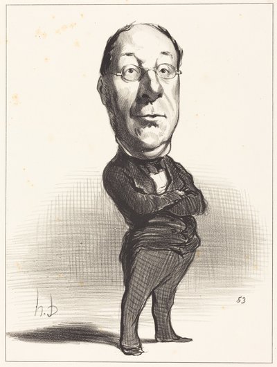 J.-B. Gustave de Laboulie by Honoré Daumier