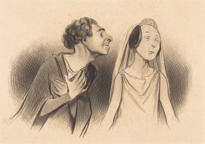 I Leave More in Love Than... Ever... by Honoré Daumier
