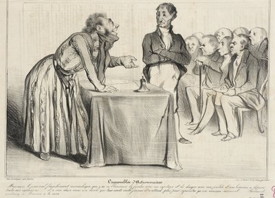 The Assembly of Shareholders by Honoré Daumier