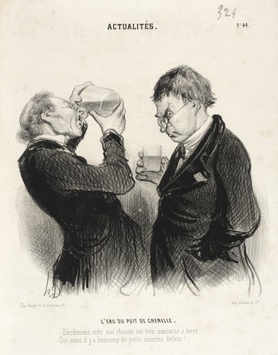 The Water from the Well of Grenelle by Honoré Daumier