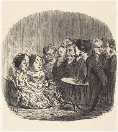 The Poltergeist by Honoré Daumier
