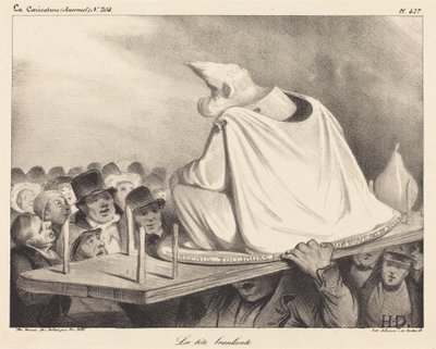 The Shaking Head by Honoré Daumier