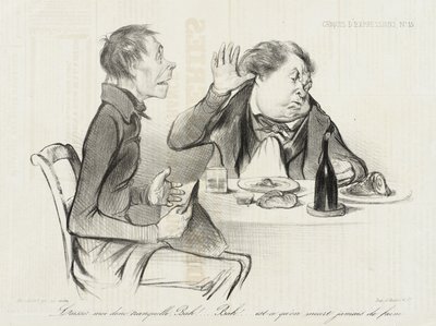 Leave Me Alone, Bah! Bah! Does One Ever Die of Hunger... by Honoré Daumier